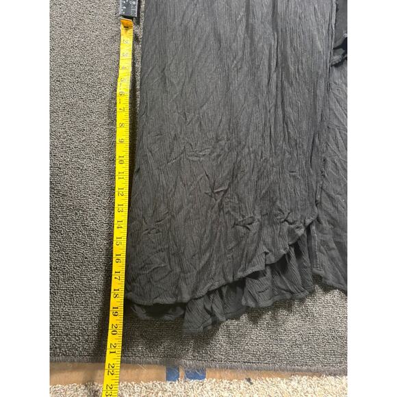 Torrid Maxi Gauze Walk-Through Dress Womens Size 3X Black Sleeveless V Neck - Picture 6 of 7